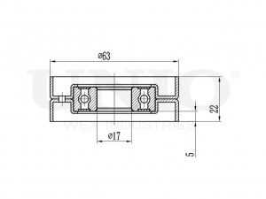 Ролик натяжной приводного ремня TNS-10029 UNIO