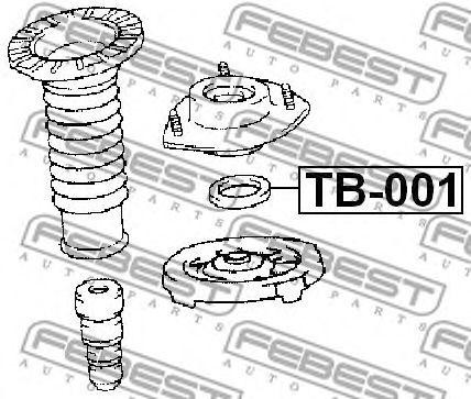 Подшипник опоры амортизатора TB-001 TB-001 FEBEST