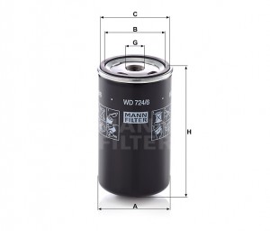Фильтр гидравлический 3/4" - 16 UNF WD 724-6 MANN FILTER