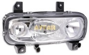Фара MERCEDES Atego (04-) левая (с противотуманной фарой) (стекло гладкое) AYFAR 505655 AYFAR