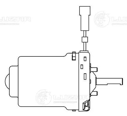 Мотор отопителя МАЗ,КАМАЗ,ГАЗ 24V LUZAR LFH 0307 LUZAR
