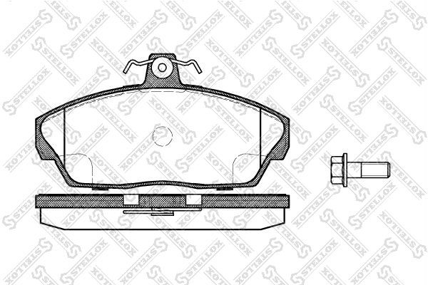 колодки дисковые п.!\ Foton, Land Rover Freelander 1.8i 16V/2.0Di 98-00 348-010-SX STELLOX