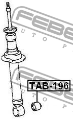 Сайлентблок заднего амортизатора TAB-196 FEBEST