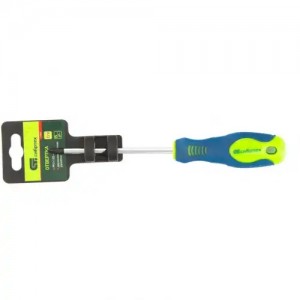 Отвертка крестовая PH 1.0х100мм магнитная (сталь CrV) СИБРТЕХ 11841 SIBRTEC