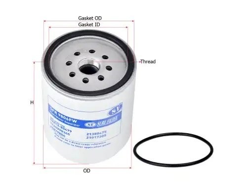 Фильтр топливный Sure Filter SFR9806FW SFR9806FW SURE FILTER