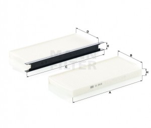 Фильтр салонный CU2418-2 CU 2418-2 MANN FILTER