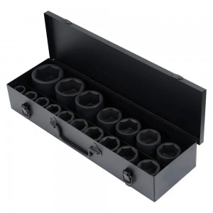 Набор головок ударных 3/4DR L=56мм, 17пр. (19-55мм) металл.кейс (ATAS419) ATAS419 AIRLINE