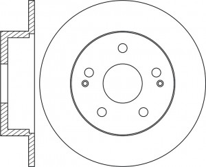 Диск тормозной SY NEW Actyon (Korando C) 10- RN1957 RN1957 NIBK
