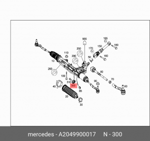 204 990 00 17 БОЛТ A 204 990 00 17 MERCEDES BENZ
