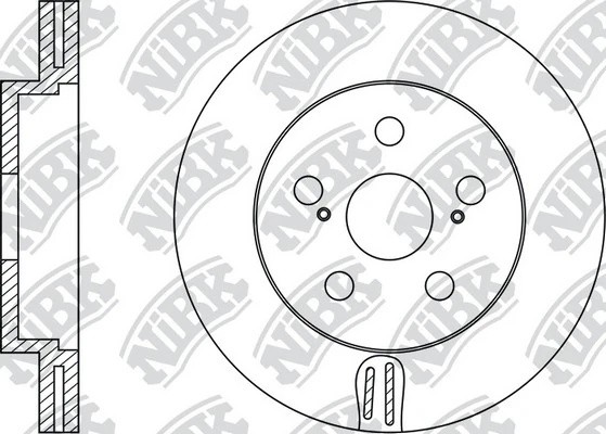 Диск тормозной TOYOTA CELICA 1999-2005 RN1142 RN1142 NIBK