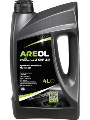 AREOL ECO Protect Z 5W30 (4L) масло моторное! синтACEA C3,API SN,MB 229.51/229.5 5W30AR008 AREOL
