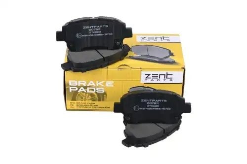 колодки дисковые передние! Toyota Yaris 1.0i-1.5i/1.4D 99>/Celica 1.8i WT-i 99> Z07611 ZENTPARTS