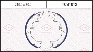 Колодки тормозные барабанные TOYOTA Land Cruiser 75-LEXUS GX 01- TCB1012 TCB1012 TATSUMI