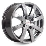 КиК Джемини 15.0 / 6.0J PCD 4x98.00 ET 35.00 ЦО 67.10 Литой / Антрацитовый 72431 K K WHEELS