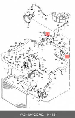 TIGUAN (2011>) N 910 327 02 VAG