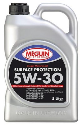 3192 Meguin Синт-ое мот.масло Megol Motorenoel Surface Protection 5W-30 A5/B5 (5 3192 MEGUIN