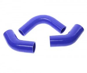 Патрубок УАЗ-452,469 дв.УМЗ-417 (90 л.с) радиатора комплект 3шт. синий силикон M 130-17-039 MEGA POWER