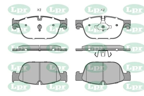 Комплект тормозных колодок 05P1561 05P1561 LPR