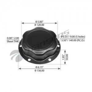 Крышка ROR ступицы (крепление винтами 6шт.) MANSONS 790155 MANSONS