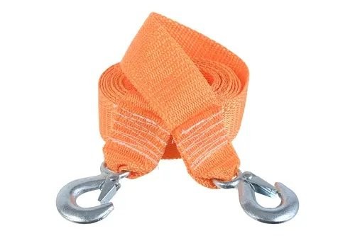 трос буксировочный! лента, 5т, 4м, с крюками\ BRX0080021 BRIX