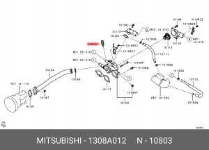 ДАТЧИК ТЕМПЕРАТУРЫ ОХЛ.ЖИДКОСТИ  1308A012 1308A012 MITSUBISHI