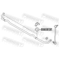 ВТУЛКА ПЕРЕДНЕГО СТАБИЛИЗАТОРА D20 SSB-B15F SSBB15F FEBEST