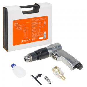 Дрель пневматическая с оснасткой 16 предметов кейс (ATBR102) ATBR102 AIRLINE