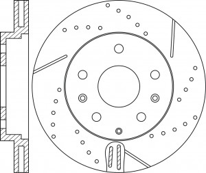Диск тормозной Performance MAZDA 6 2007 RN1515DSET RN1515DSET NIBK