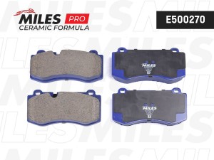 Колодки тормозные передние (Смесь CERAMIC серия PRO) MERCEDES W221/W211/C219/C21 E500270 MILES