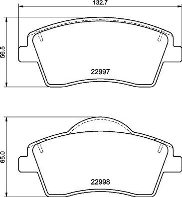 Колодки тормозные дисковые P86033 P86033 BREMBO