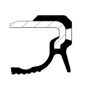 сальник коленвала задний!\ Nissan X-Trail 2.0DCi 07>, Renault Master 2.3DCi 10> 49381130 CORTECO