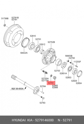 гровер шпильки ступицы колеса !D22 конус \Hyundai HD72/78 5279146000 HYUNDAI