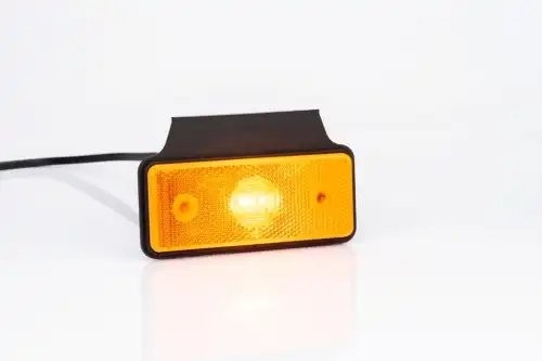 фонарь габаритный! жёлтого цвета, LED, с кронштейном, проводом 0,5м\ Universal MD013ZKLED FRISTOM