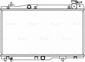 Радиатор охл. для а/м Chery IndiS S18D (10-)/Kimo A1 (07-)/QQ6 S21 (06-) (LRc 30 LRC 3016 LUZAR