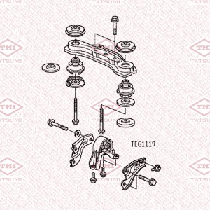 Опора заднего дифференциала HONDA CR-V 07- TEG1119 TEG1119 TATSUMI