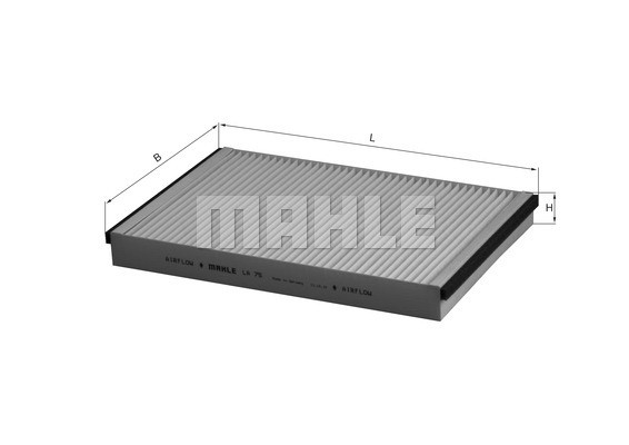 Фильтр салона LA75 MAHLE KNECHT