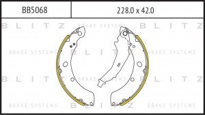 VW GOLF II/ AUDI 80/CHERY AMULET BB5068 BLITZ