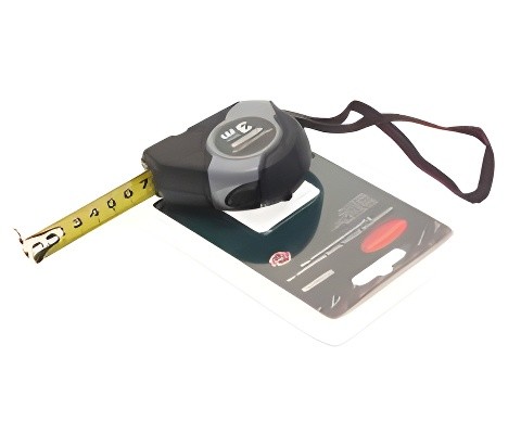 Рулетка 3м 16мм двухкомпонентный корпус, магнитный зацеп, автоблокировка в блист RF5096P803 ROCK FORCE