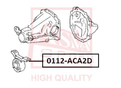 ПОДУШКА ЗАДНЕГО ДИФФЕРЕНЦИАЛА TOYOTA/LEXUS 0112ACA2D 0112-ACA2D ASVA