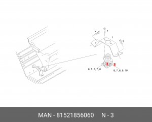 Клапан магистральный 81521856060 MAN