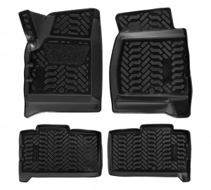 Коврики салона УАЗ Патриот 2014 г.в.- полимерный черный "AIRLINE" (высок. борт,  ACM-PS-11 AIRLINE