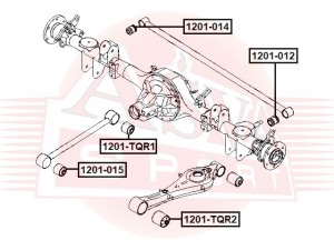 САЙЛЕНТБЛОК HYUNDAI 1201TQR1 1201-TQR1 ASVA