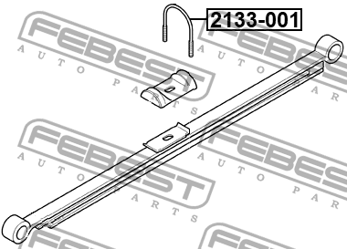 FORD EUROPA TRANSIT (2006>) M14 X 155mm 2133-001 FEBEST
