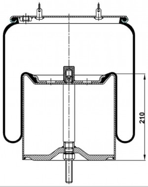 SCANIA 4-SERIE/SAF с металлическим стаканом T0070-4913V2 TOPCOVER