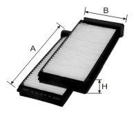 Фильтр салона AG1872KCF AG 187 2K CF GOODWILL