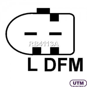 Реле регулятор VW AUDI SEAT SKODA напряжения генератора UTM RB4113A UTM