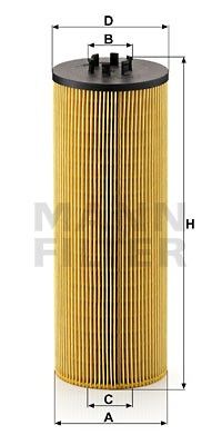 Фильтр масляный MERCEDES Actros MANN HU12140X MANN FILTER