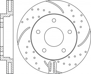 Диск тормозной MAZDA 3 (03-12) (1.6),5 (05-) передний (1шт.) NIBK RN1193DSET NIBK