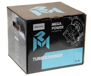 Турбокомпрессор HYUNDAI Porter дв.D4BF (ТНВД элек.) MEGAPOWER 11014015 MEGA POWER