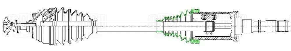 Привод передний R AR2603 TRIALLI